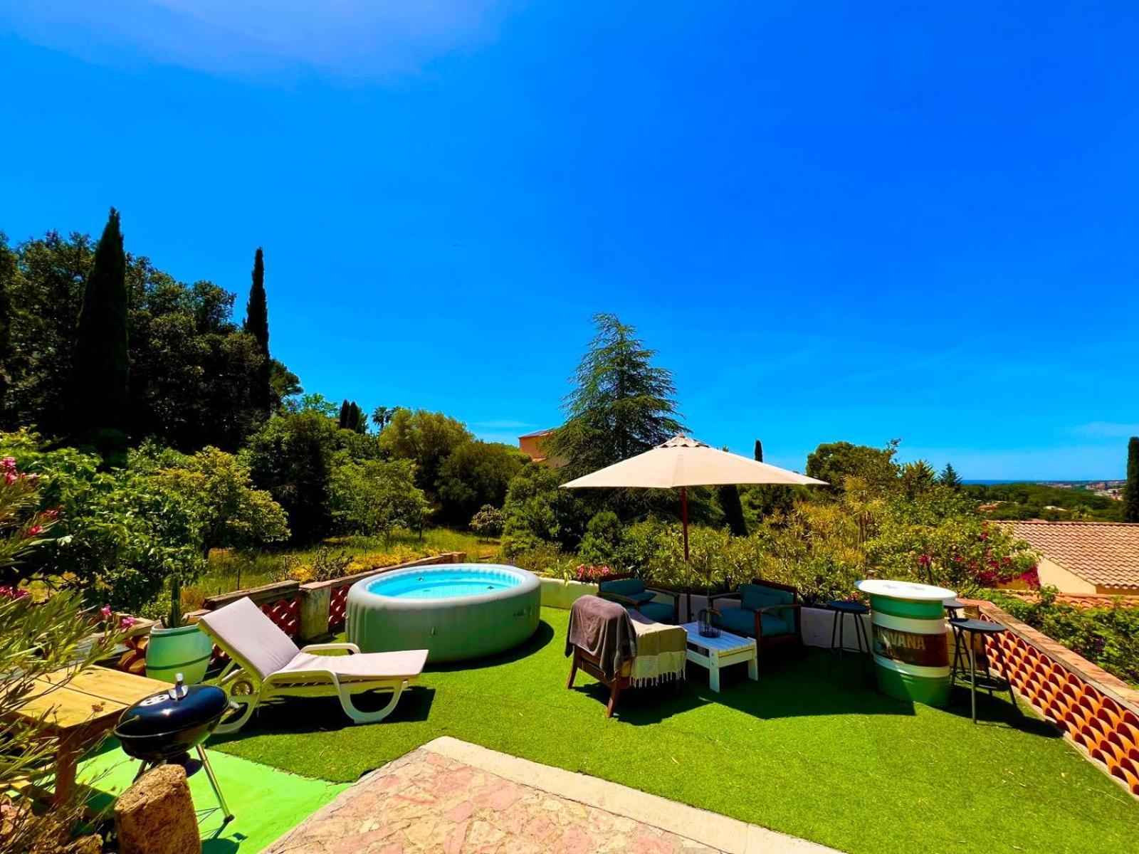 Bastide Provencale Vue Mer A 5 Min De La Plage Санари-сюр-Мер Экстерьер фото